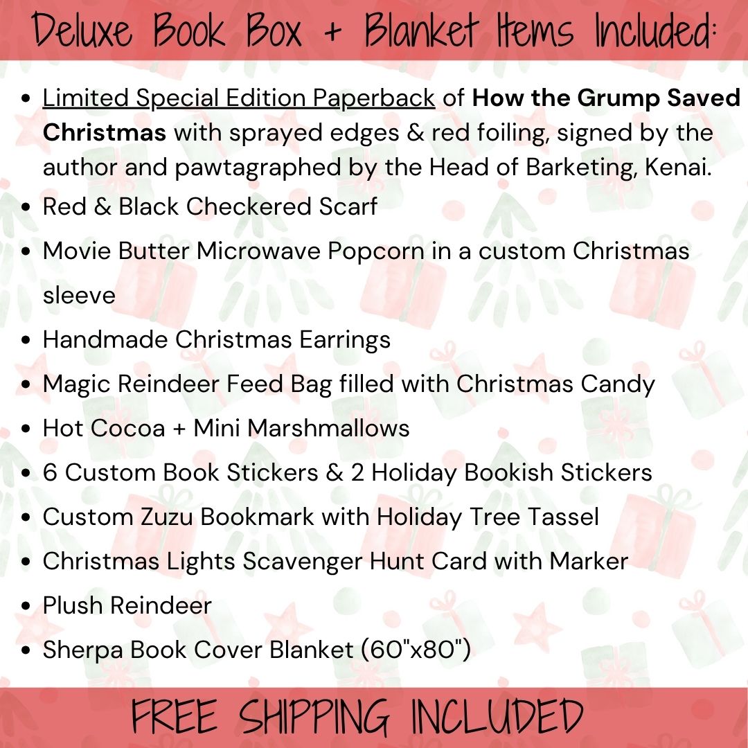 How the Grump Saved Christmas DELUXE BOOK BOX WITH BLANKET